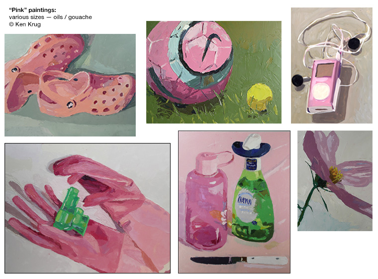 Ken Krug - Pink Paintings